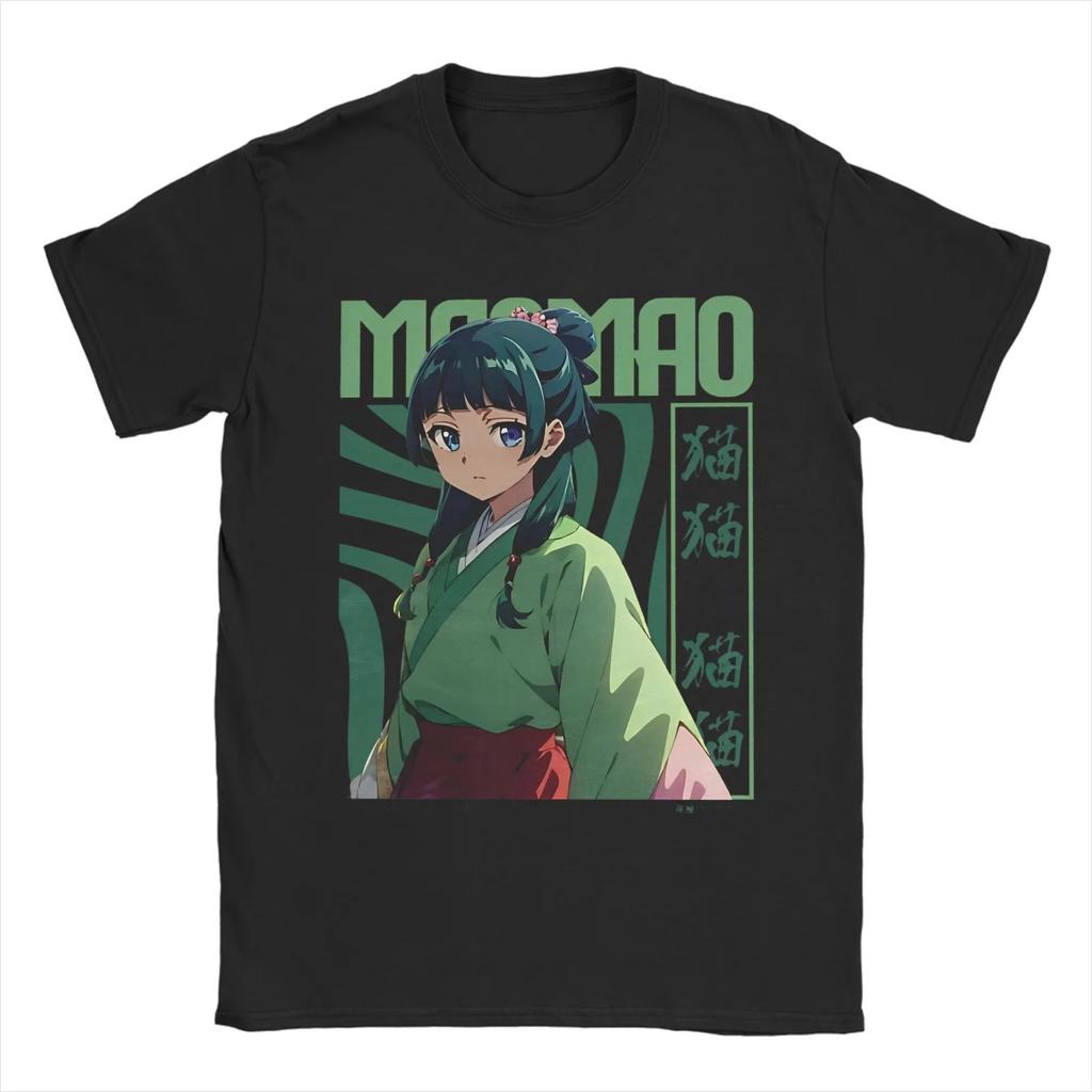 Maomao & Jinshi The Apothecary Diaries T-Shirt Herren Damen Reine Baumwolle Vintage T-Shirts Kurzarm Klassische Kleidung