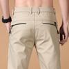 Streetwear Men's Fashion Casual Suit Pants Spring Autumn Solid All-match Slim Korean Male Clothing New Full Straight Trousers 38
