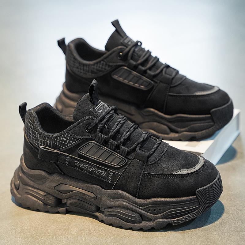 Thick Sole Outdoor Climbing Shoes Wear-resistant Labor Sports Workwear Tide Shoes Soft Sole Comfort Running Shoes Tenis Hombres