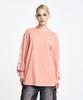SUPRA Sleeve Lettering Long Sleeve T-Shirt (Pink)