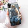 For Motorola Moto E22s 4G 6.5" Case Colorful Flower Cartoon Dragon Silicone TPU Black Cover For MOTO E22s E 22S 4G Phone Shell