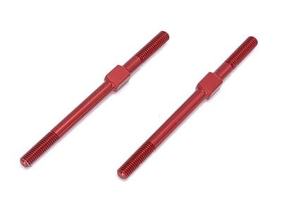 Square A70-75 Duralumin Turnbuckle M3 X 50mm (Red) SGX-3050R