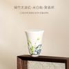 1pcs 50ml Ceramic Fragrance Cup Home Hand-painted Tea Cup Personal Tea Set Chinese Underglaze Colored Cups