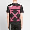 OFF WHITE T Shirt Regular Fit Men's Black OMAA022R191010151028