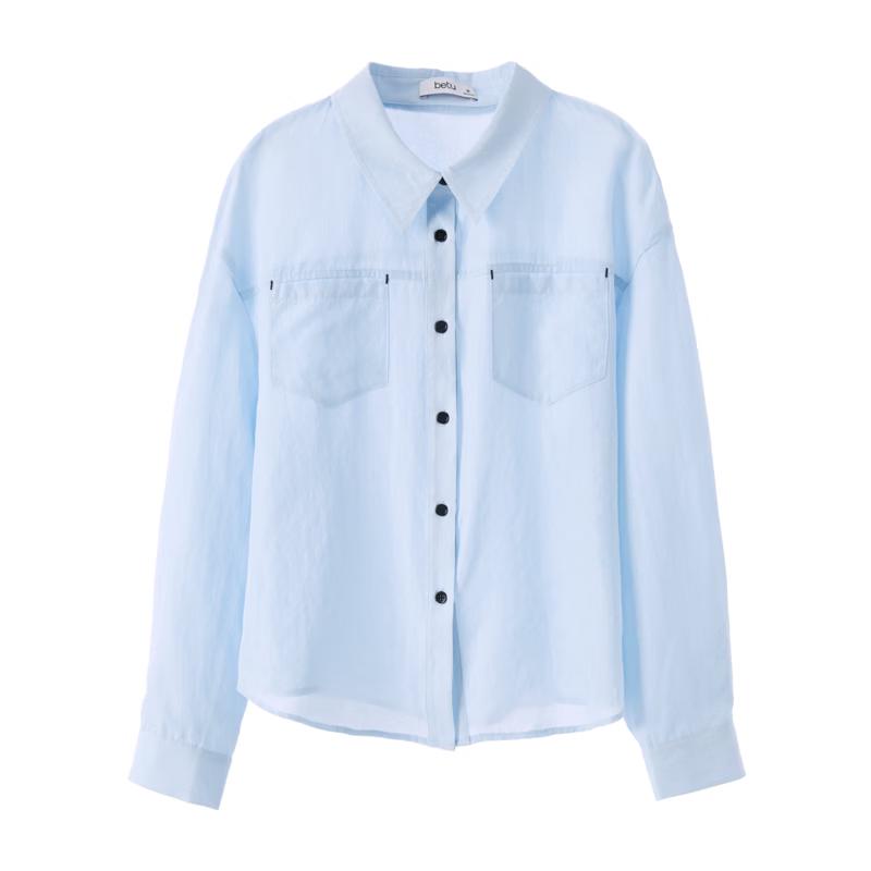 

Betu Women s Lyocell Blend Loose Shirt L