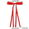 10PCS Soft Polyester Hair Barrettes Double Ribbon Bows Design Nonslip Duckbills Clip For Daily Use And Sports