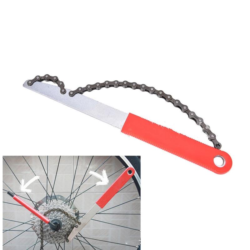 Single Speed Bicycle Sprocket Remover/Chain Whip Bike Chain Repair Tool Easy Use
