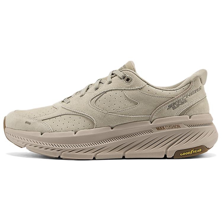 Skechers Max Cushioning Premier 2.0 Men Taupe Low Top Running Shoes 220544-TPE 41