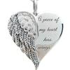 Hot Sale Angel Wings Pendant Necklace with English Lettering for Women - European and American Style
