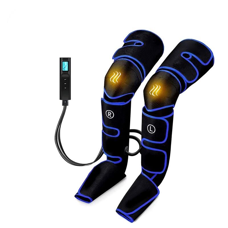 Electric Muscle Leg Relaxer 6 Modes Air Compression Recovery Boot Relieve Foot Fatigue Heating Leg MassagingTool