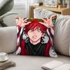 Anime Cool GgokurakugaiS Pillow Case Pattern Printed Pillowcase For Living Room Sofa Cushion Cover  Bedroom Decor
