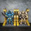MEGA Fallout Action Figure Building Toy T-60 Power Armor Collection 327 Pieces with 5 Micro Action Figures and Accessories - Collector's Edition