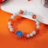 Halloween Luminous Beaded Bracelet For Women Girl Pumpkin Ghost Bracelets Jewelry Party Gifts