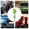 Car Flowers Weather Resistant 3D Romantic Alphabet Letter Sticker Car Flower Bouquet Sticker For Glass Window Automotive Vehicle