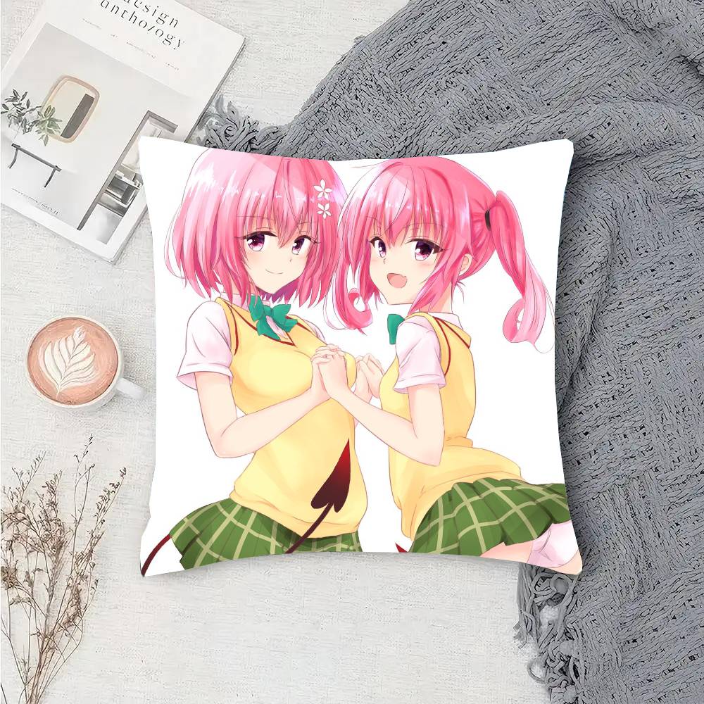 To LOVE-Ru Anime Pillow Case Sofa Cushion Cover Room Home Decoration