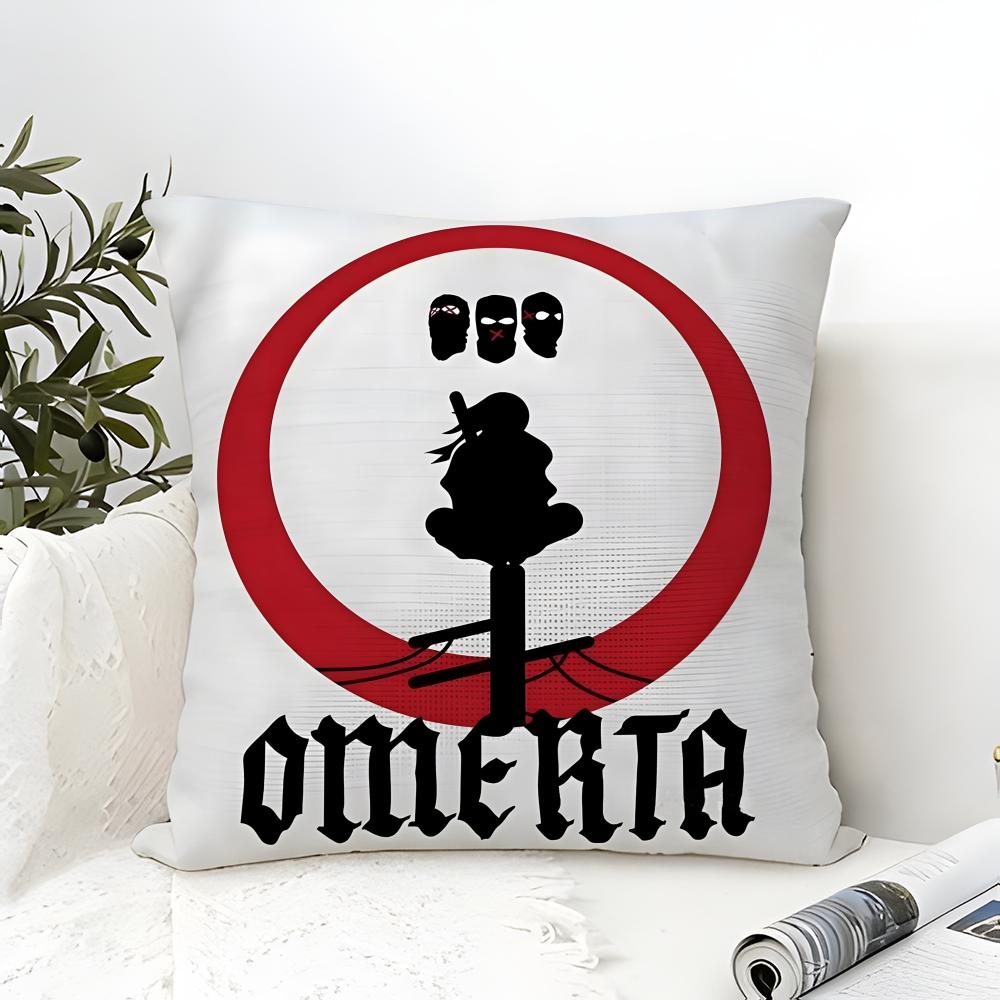 Cool Music Brand O-Omerta 47 1 Pillow Case Linen Pillow Case Sofa Home Decor Cushion Cover Cushion Cove