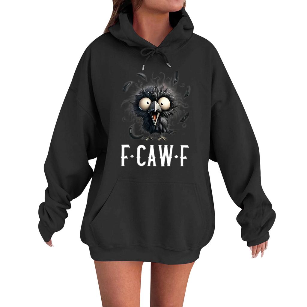 Women's Fashion Casual Long Sleeve Loose  Printed Sweatshirt