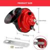 Claxoane de tren pentru camioane 105db, claxon electric de melc cu aer puternic, kit de claxoane de tren rezistente la apă 12V super tare pentru mașină, motocicletă, camion