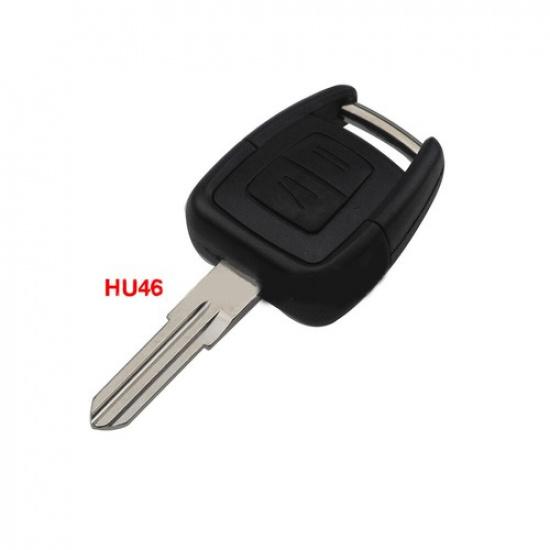 2 Buttons Remote Key Shell Case Fob HU46 For Opel Vectra Astra