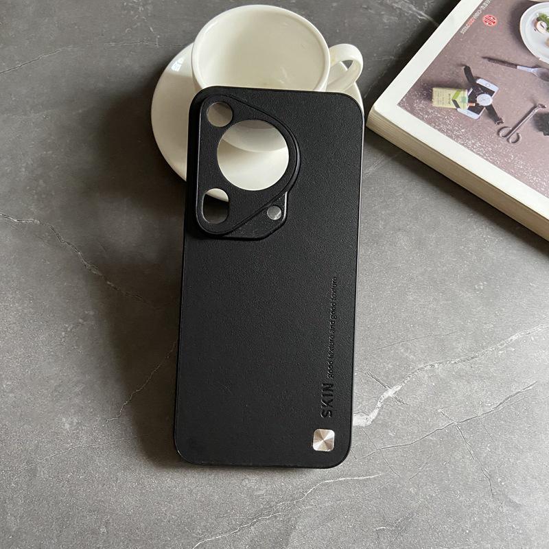 

Роскошный винтажный кожаный чехол для Huawei P30 P40 P50 P60 P70 Pro Pura 70 Ultra P40 Lite Тонкий, ударопрочный, с мягким бампером, защита камеры HUAWEI P60 чёрный