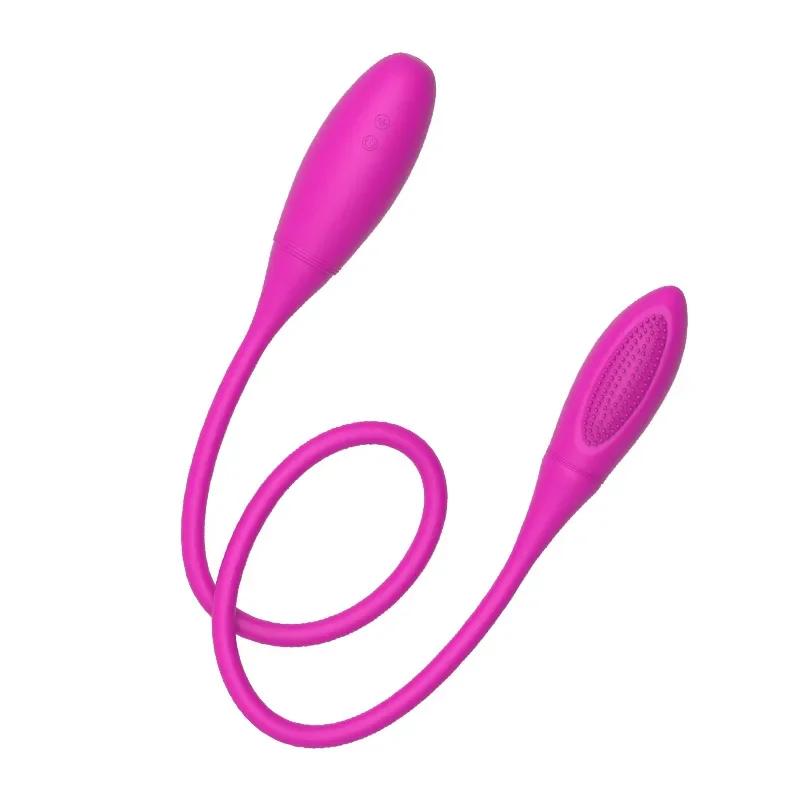 Doppel Dildo Sex Toys Clitoris Stimulator Butt Plug Anal Vibrator Vibration Eier Wieder Aufladbar Erwachsene Masturbator 18 Für
