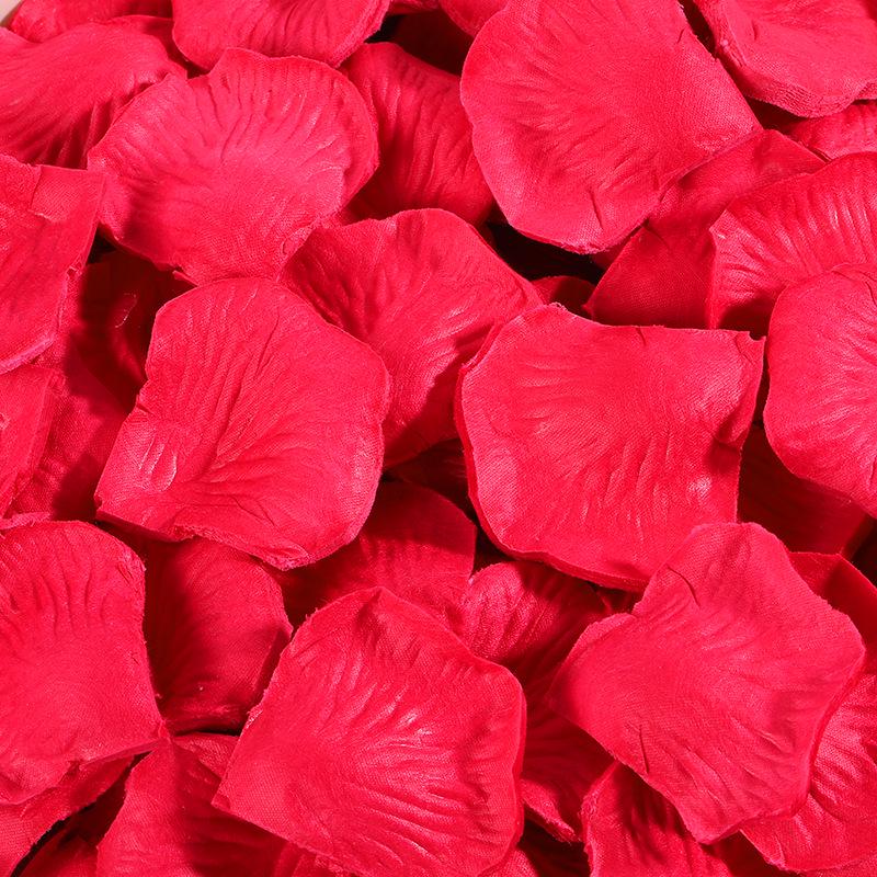 Non-Woven Artificial Rose Petals for Wedding Decorations and Hand-Thrown Arrangements