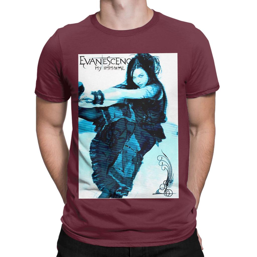 Amy lLee Evanescence Album poster Funny 100 Cotton TShirt Amy lLee Evanescence Tees Tops For Unisex