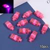 10Pcs Color Luminous Led Finger Lights Glow In The Dark Finger Flashlights Toys For Kids Birthday Rave Party Supplies