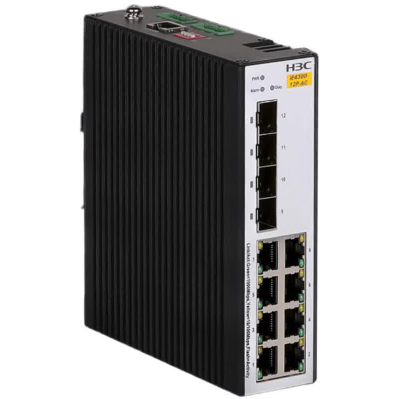 

H3C IE4300-12P-AC Industrial DIN-Rail Switch