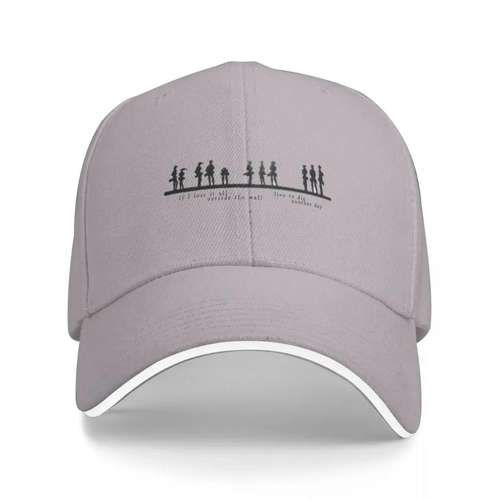 Outside the Wall (Black & White) Baseball Cap Fun Hats Luxury Man Cap Caps For Women Men's