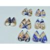 115Cts.Natural Sodalite Matched Pair Pear Cabachon Loose Gemstone 07Pair Lot C-2714