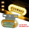 12v 24v Led Side Marker Warning Lights Trailer Trucks Caravan Side Clearan Marker Light Led Lorry Amber Red White Lamp