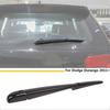 Rear Wiper Arm Blade Back Windshield Window Cover Carbon For Dodge Durango 2011+