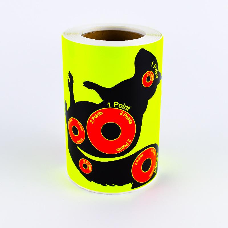 4" Fluorescent Blossom Compound Bow Target Paper for Competition Practice