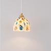 Glass Ceiling Chandelier Creative Sea Shell Lampshade Bedroom Bedside Hanging Lamp Interior Decoration Lighting Pendant Lights