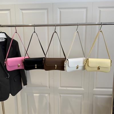 Niche Underarm Bag Women's New Summer Women's Bag Trendy and Beautiful Fashion Shoulder Bag Lock Small Square Bag