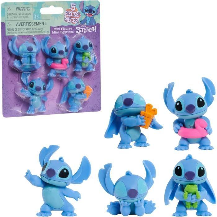 Figurines à collectionner - stitch - figurines stitch - 5 pièces - pour enfants de 3 ans et plus - multicolore