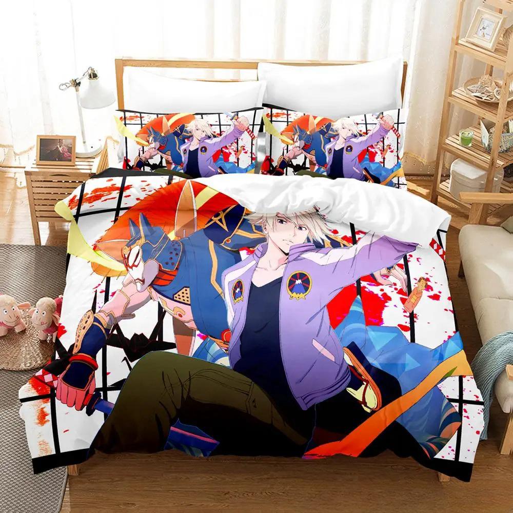 Fashion New 3D Printing Tiger & Bunny Bedding Set Cartoon Anime three-piece set Adult Kid Bedroom Duvet cover Sets Home Textiles