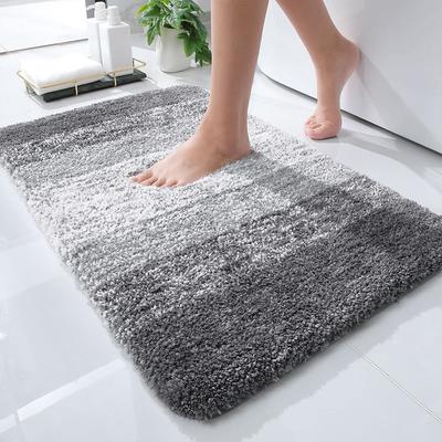 Super Absorbent Bath Mat Non -Slip Quick Drying Bathroom Rug Entrance Doormat Bathtub Floor Mats Toilet Carpet Home Decor