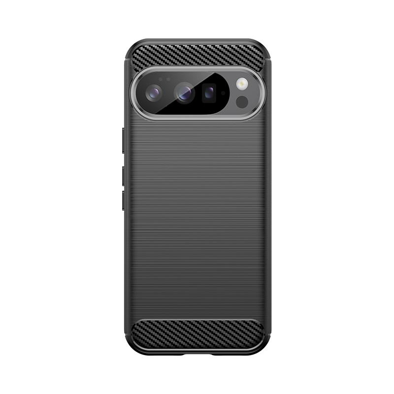 Carbon Fiber Texture TPU Case For Googel Pixel 10 Pro XL Shockproof Protective Cover Funda Coque