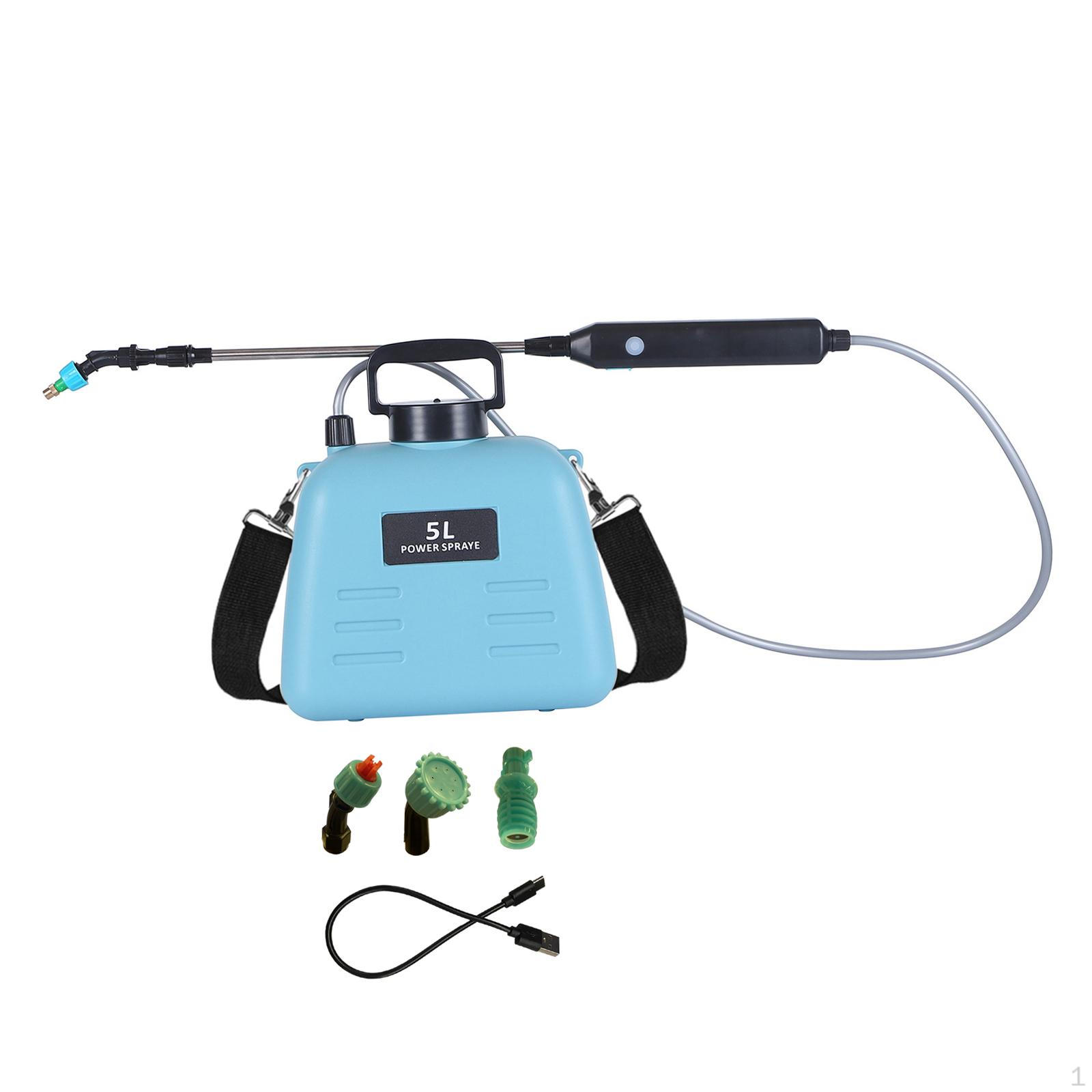 5л Электрический Садовый Опрыскиватель Беспроводной Перезаряжаемый Штанга для Дома И синий