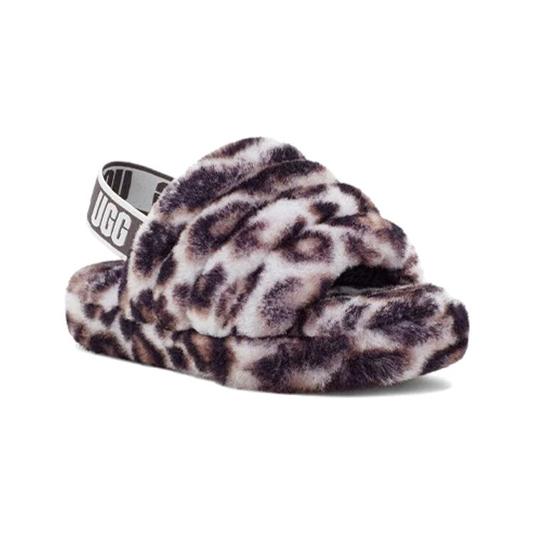 UGG Fluff Yeah Casual Comfortable Kids Sandals Kids Sandals Gray 1123640K-SYGR