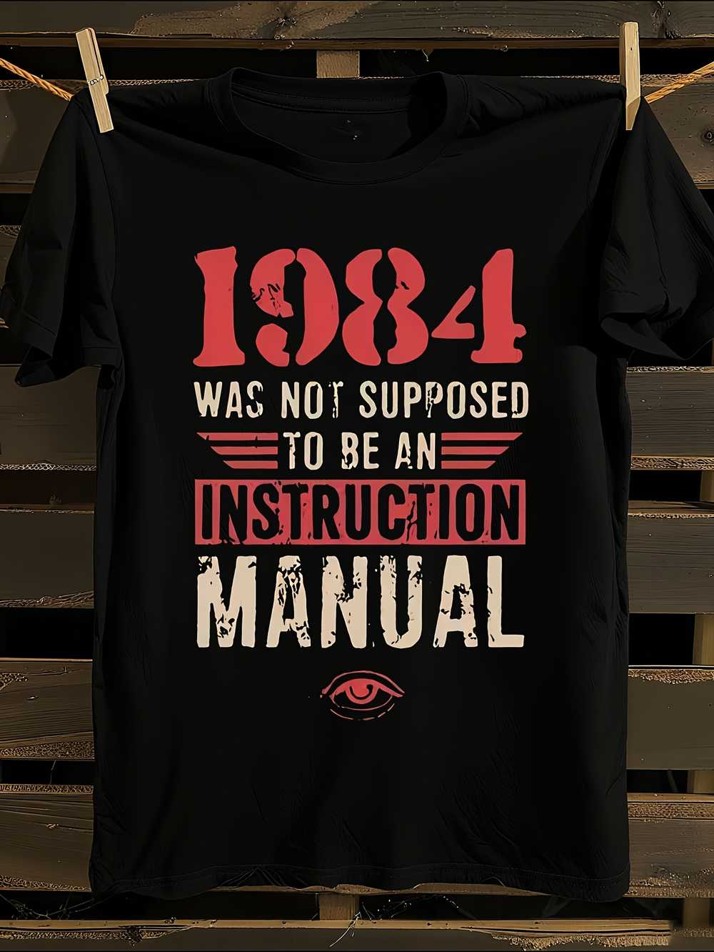 Свободная винтажная футболка в стиле 1984 года XXL