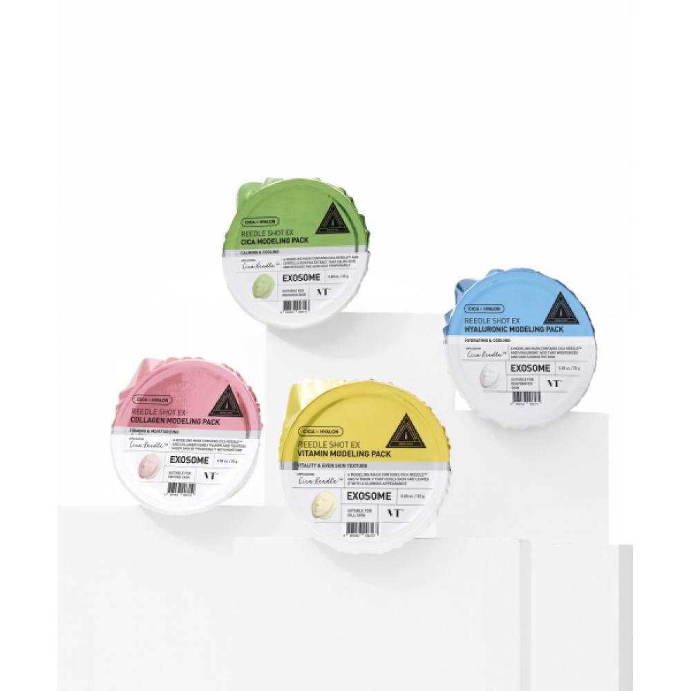 Vt Cosmetics Vt Riddleshot Ex Modeling Pack 4Pack Cica Vitamins Collagen Hyaluronic Riddleshot EX Cica+Collagen+Vitamin+Hyaluronic