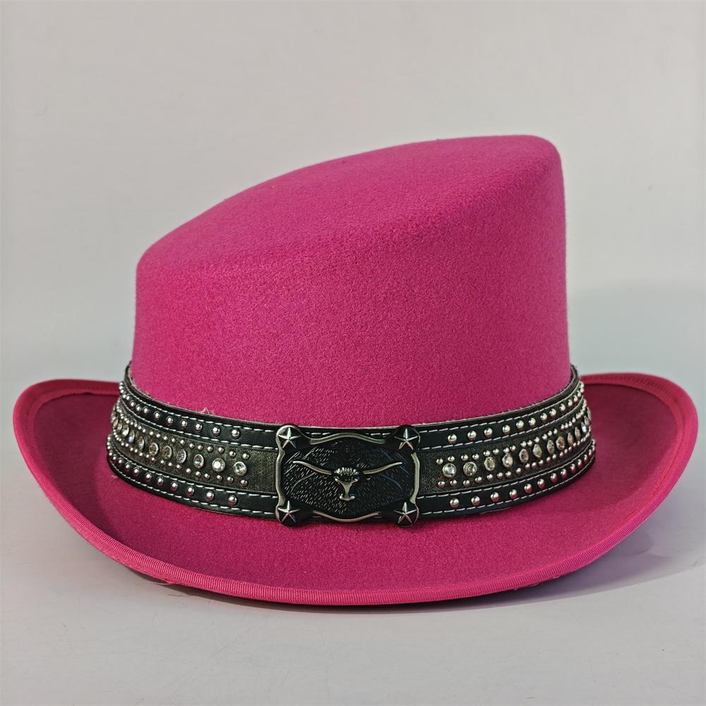 Schräges Oberteil Fedora Unisex Gentleman Cosplay Derby Bowlerhut Britische Form Hut Herbst Winter Magischer Hut Federzubehör
