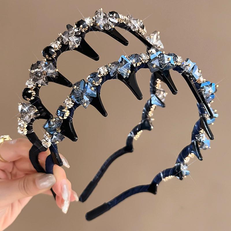 2025 Rhinestone Headband: Heavy Duty, Non-Slip, Stylish Hair Accessory for Women