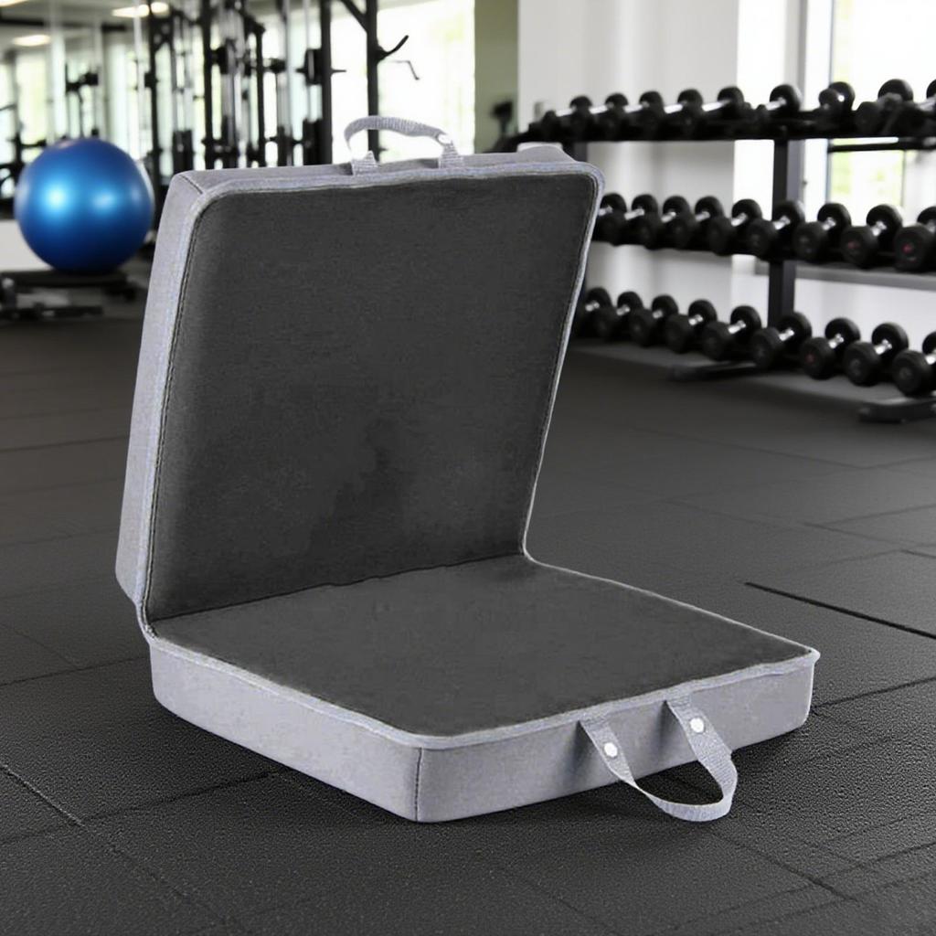 Knäplatta Knämatta med handtag 23,6 X 13,3 X 2,2 tum Knädyna Halkfri för städning Bygggolv Arbete Yoga