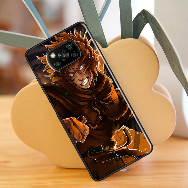 Thorfinn Vinland saga anime Pouzdro Pro Xiaomi Mi 11 Lite 9T 10T 11T Pro POCO X3 Pro X3 GT F1 F2 F3 M4 M3 Pro Pouzdro Kryt