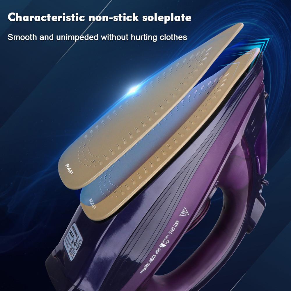 Plancha Eléctrica Portátil de Alta Potencia 2400W Doméstica de Mano a Vapor Desmontable Máquina para Planchar Ropa