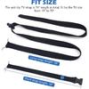 RV TV Straps 74" Anti-Tip RV Furniture Safety Tie Down Solid Straps For Camper Trailer Traveling - 2Pcs Basic